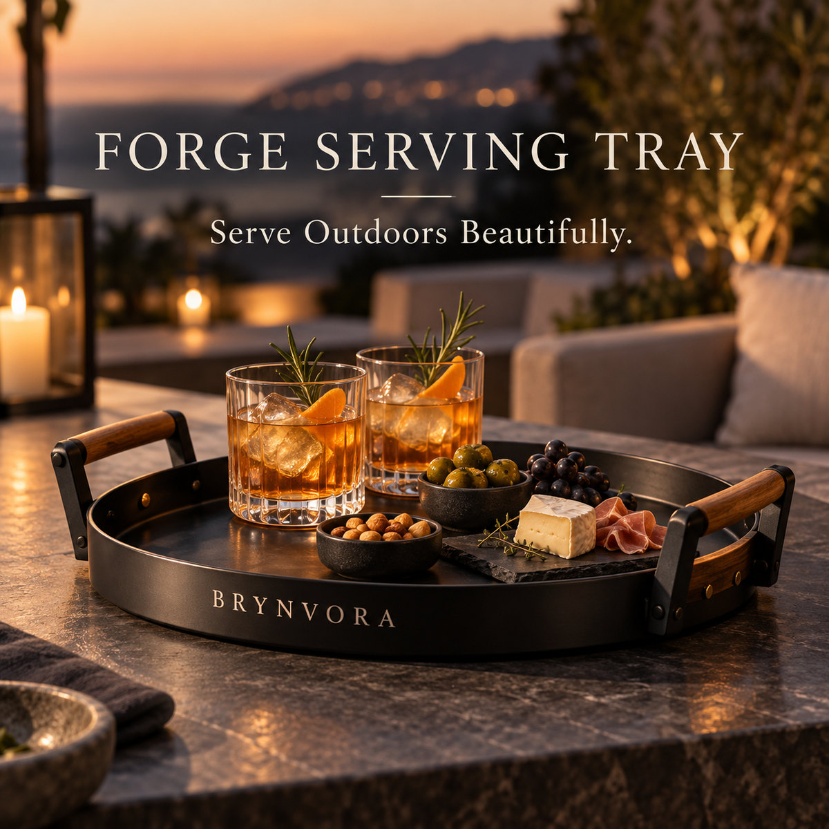 GROVEVESSA®| Forge Serving Tray
