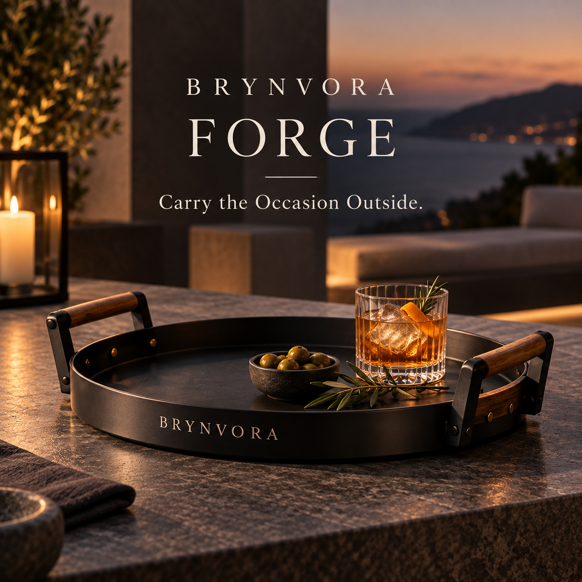 GROVEVESSA®| Forge Serving Tray