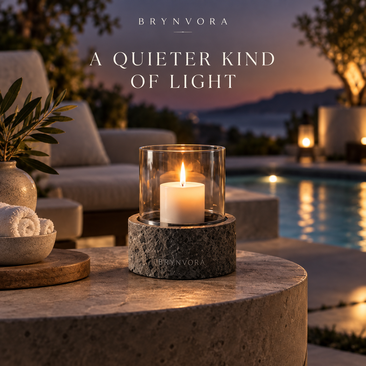GROVEVESSA®| Stonefire Candle Holder