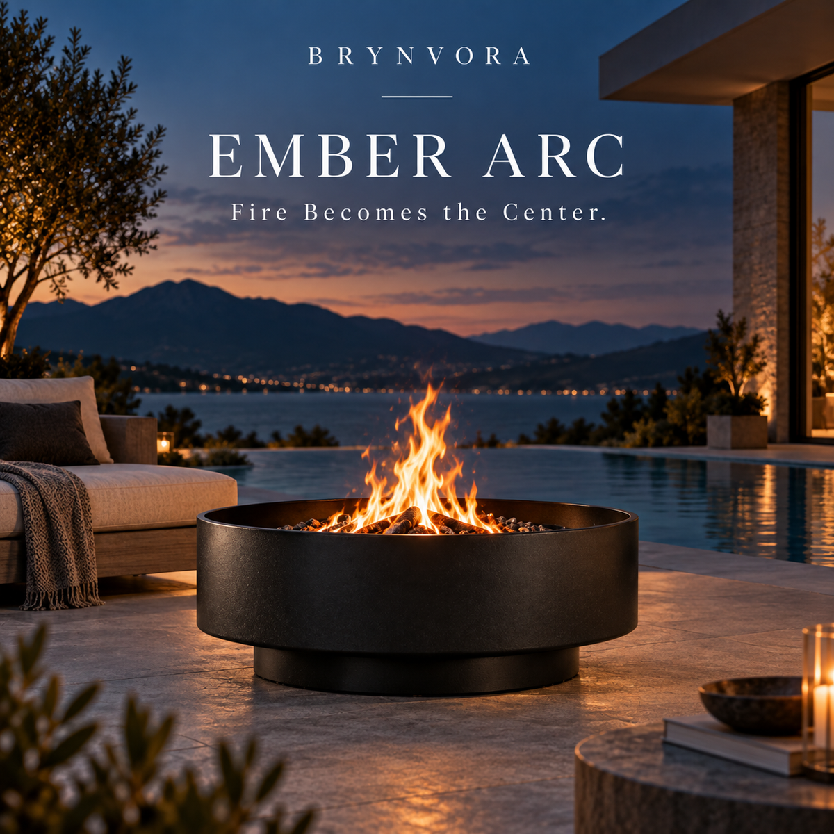 GROVEVESSA®| Ember Arc Fire Pit