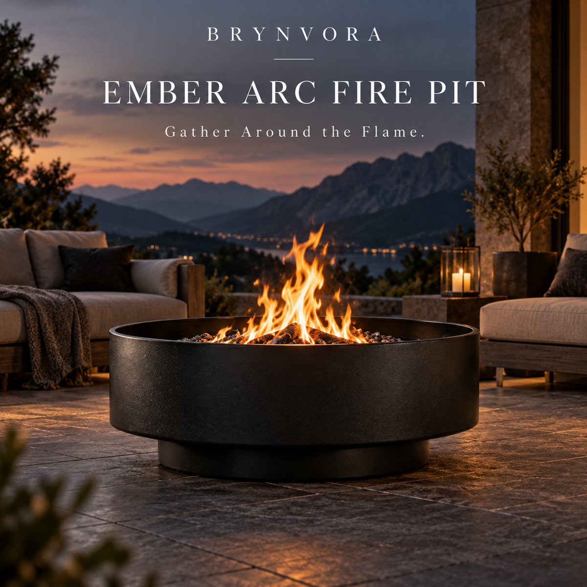 GROVEVESSA®| Ember Arc Fire Pit