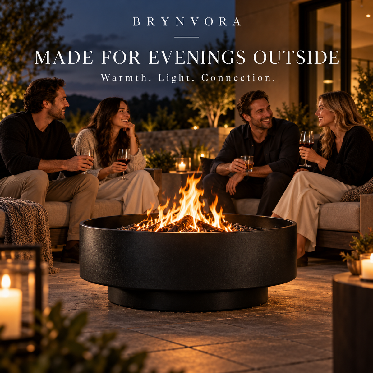 GROVEVESSA®| Ember Arc Fire Pit