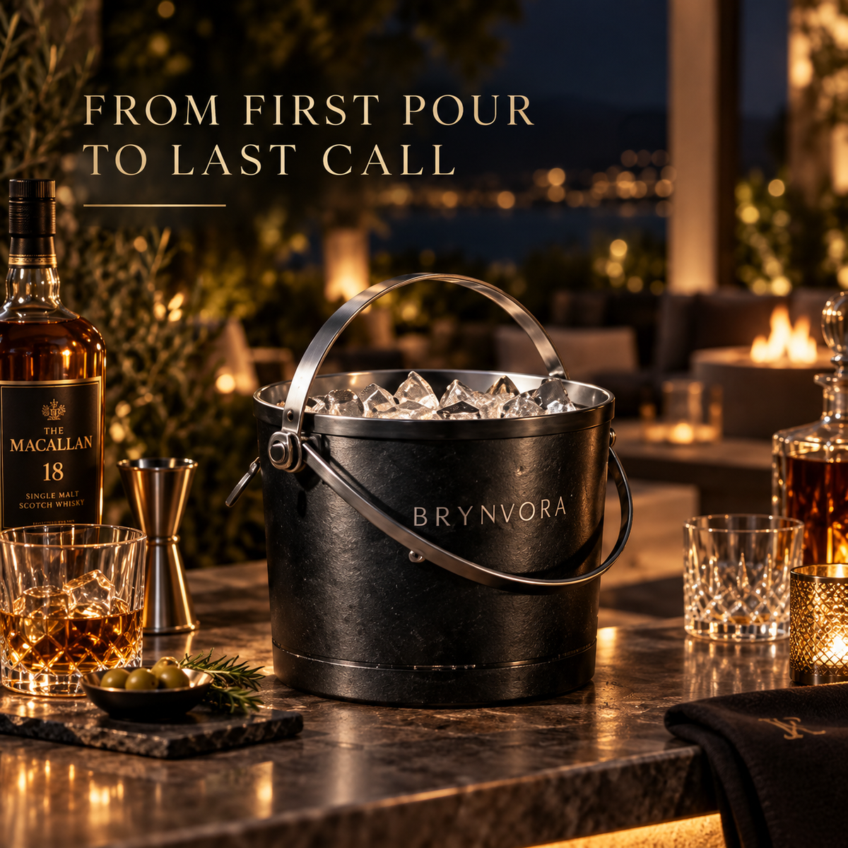 GROVEVESSA®| Slate Ice Bucket